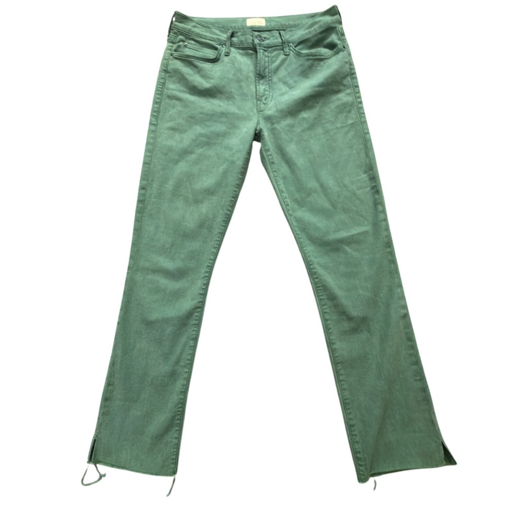 Mother The Rascal Ankle Snippet Green Jeans Amy Army 1854-413 Size 29
